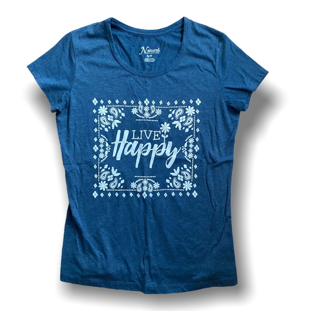 Natural Reflections Live Happy Soft Tee